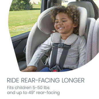 Britax One4Life Slim Clicktight All-in-One Car Seat - Parchment — thumbnail 7