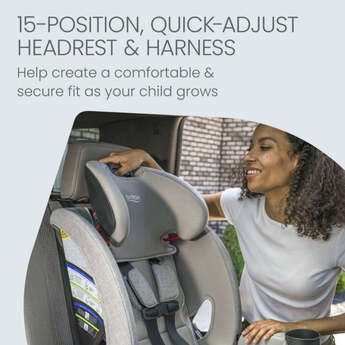 Britax One4Life Slim Clicktight All-in-One Car Seat - Parchment — thumbnail 8