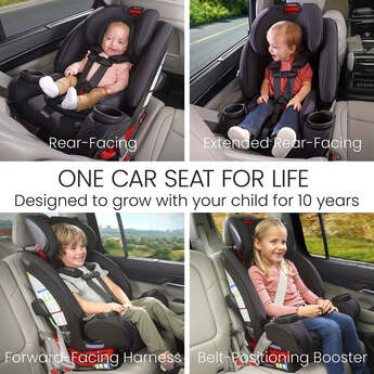 Britax One4Life Clicktight All-in-One Car Seat - Raven Black — thumbnail 4