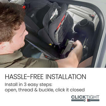 Britax One4Life Clicktight All-in-One Car Seat - Raven Black — thumbnail 9