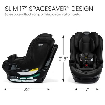 Britax Galaxy360™ Slim Rotating Convertible Car Seat - Teak — thumbnail 5
