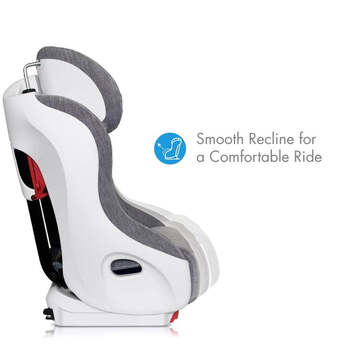 Clek Foonf Convertible Car Seat - Latte Ziip — thumbnail 9