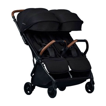 Silver Cross Jet Double Travel Stroller Black