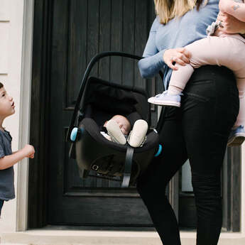 Clek Liingo Infant Car Seat - Latte Ziip — thumbnail 3