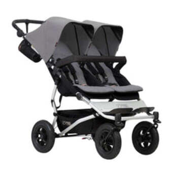 Mountain Buggy Duet V3.2 Stroller - Color: Silver