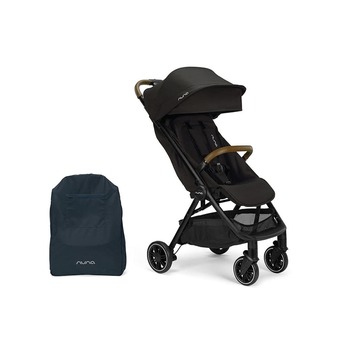 Nuna TRVL Lightweight Stroller with Travel Bag - Sterling — thumbnail 2