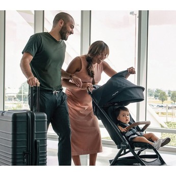 Nuna TRVL Lightweight Stroller with Travel Bag - Sterling — thumbnail 4