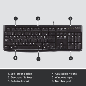 Logitech Keyboard K120 — thumbnail 6