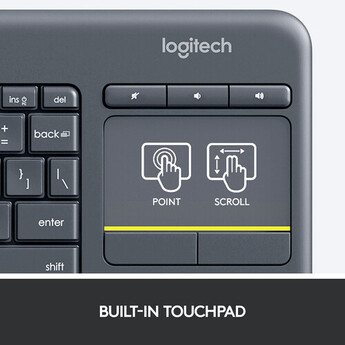 Logitech Wireless Touch Keyboard K400 Plus — thumbnail 2
