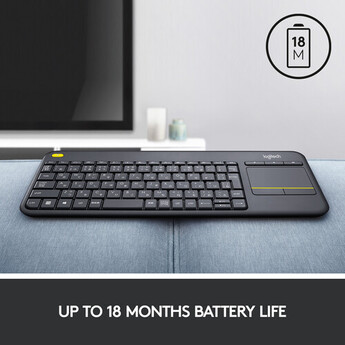 Logitech Wireless Touch Keyboard K400 Plus — thumbnail 7