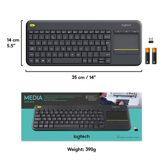 Logitech Wireless Touch Keyboard K400 Plus — thumbnail 8