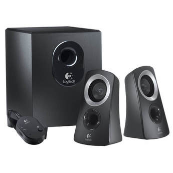 Logitech Z313 Computer Speaker System - Black