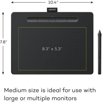 Wacom Intuos Creative Pen Bluetooth Tablet (Medium, Black) — thumbnail 13
