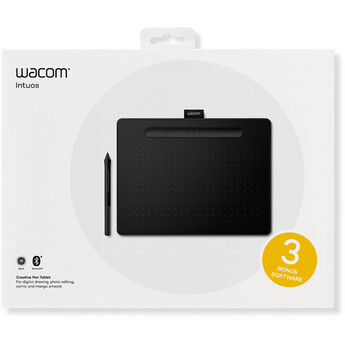Wacom Intuos Creative Pen Bluetooth Tablet (Medium, Black) — thumbnail 2