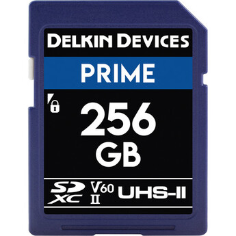 Delkin devices 256GB Prime UHS-II SDXC Memory Card