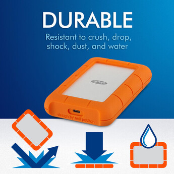 Lacie Rugged 5TB Portable HDD 3.1 /USB-C — thumbnail 10