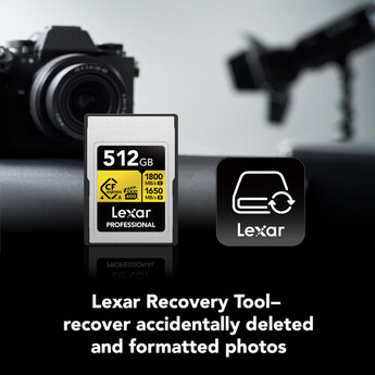 Lexar 512GB Professional GOLD CFexpress 4.0 Type A Memory Card — thumbnail 7