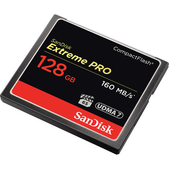 Sandisk 128GB Extreme Pro CompactFlash Memory Card (160MB/s) — thumbnail 2