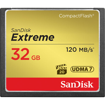 Sandisk 32 GB Extreme CompactFlash Memory Card — thumbnail 2