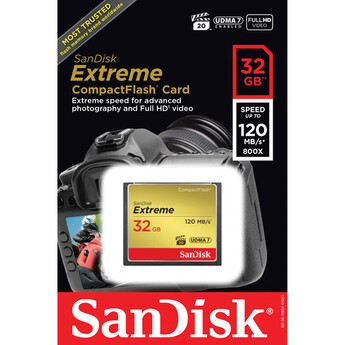 Sandisk 32 GB Extreme CompactFlash Memory Card — thumbnail 3