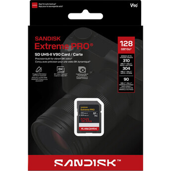 Sandisk 128GB Extreme PRO UHS-II SDXC Memory Card — thumbnail 3