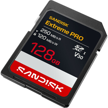 SanDisk 128GB Extreme PRO UHS-I SDXC Memory Card — thumbnail 3