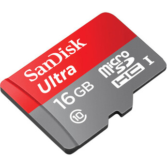 Sandisk 16GB Ultra UHS-I microSDHC Memory Card (Class 10) — thumbnail 2