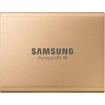 Samsung 500GB T5 Portable Solid-State Drive (Gold)