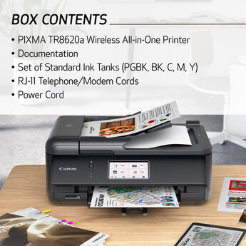 Canon PIXMA TR8620a Wireless Home Office All-in-One Printer — thumbnail 6