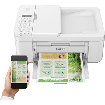 Canon PIXMA TR4720 Wireless All-in-One Printer (White) — thumbnail 6