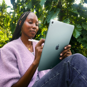 Apple 13" iPad Air (M4, 128GB, Wi-Fi Only, Blue) — thumbnail 8