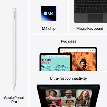 Apple 13" iPad Air (M4, 128GB, Wi-Fi Only, Blue) — thumbnail 9