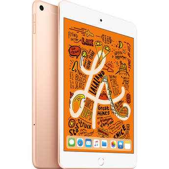 Apple 7.9" iPad mini (Early 2019, 256GB, Wi-Fi + 4G LTE, Gold)
