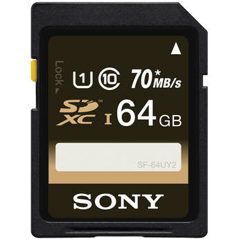 Sony 64GB UHS-I SDXC Memory Card (Class 10)