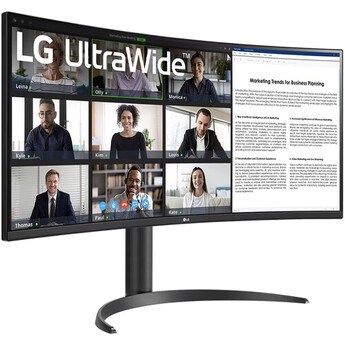LG UltraWide BR55QC-B 34" QHD Curved Monitor — thumbnail 2