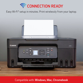 Canon PIXMA G3270 MegaTank All-in-One Wireless Inkjet Color Printer (Black) — thumbnail 8
