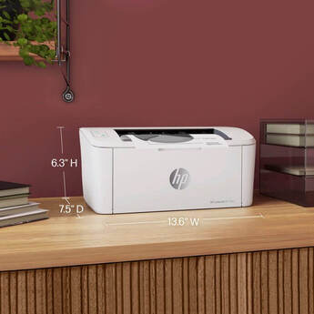HP LaserJet Wireless Black and White Laser Printer - White — thumbnail 10