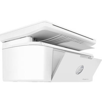 HP LaserJet Wireless Black and White Laser Printer - White — thumbnail 3