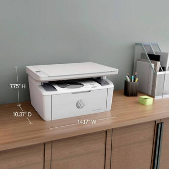 HP LaserJet Wireless Black and White Laser Printer - White — thumbnail 9