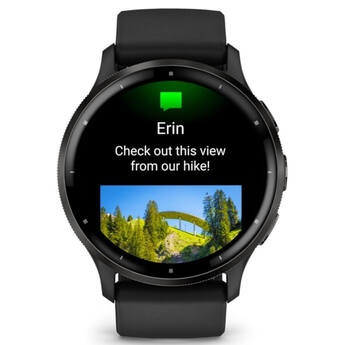 Garmin Venu 3 Smartwatch - Slate Stainless Bezel with Black Case — thumbnail 2