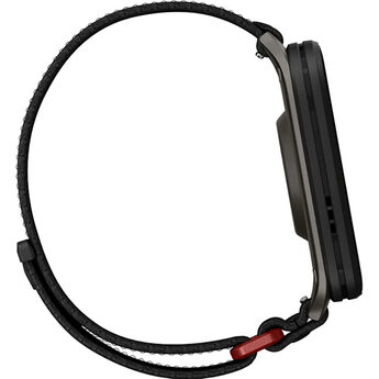 Venu® X1 Black with Slate Titanium Case Back and Black ComfortFit Nylon Band — thumbnail 7