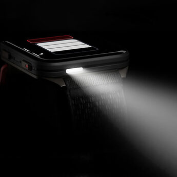 Venu® X1 Black with Slate Titanium Case Back and Black ComfortFit Nylon Band — thumbnail 9