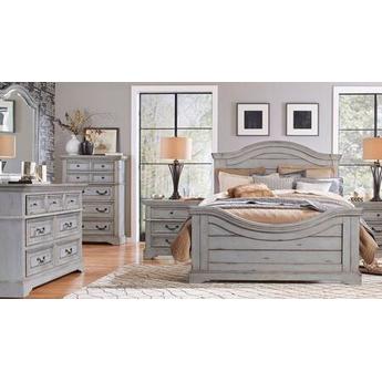 American Woodcrafters Stonebrook 6 Piece QUEEN Size Bedroom Set