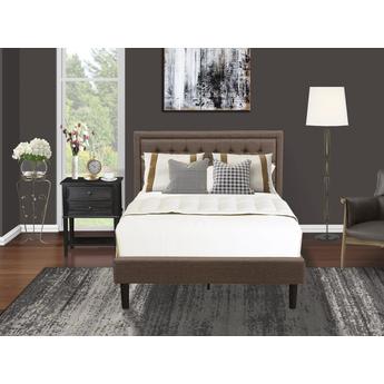 East West Furniture Kendall 2 Piece Full Size Bedroom Set