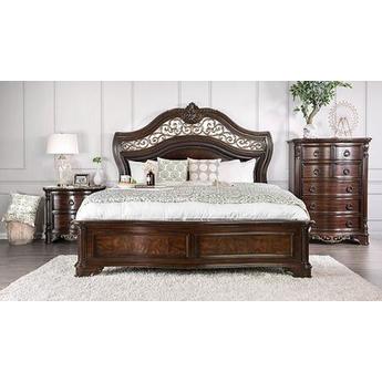 Furniture of America Menodora 5 Piece King Size Bedroom Set