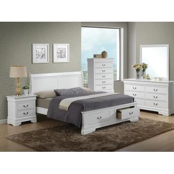 Glory Furniture G3190A 5-Piece Bedroom Set in White