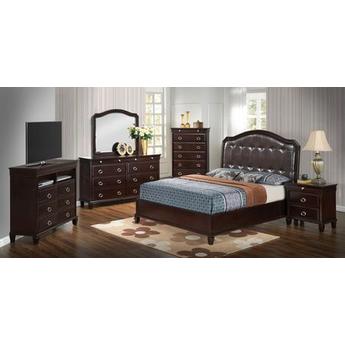 Glory Furniture Triton 6 Piece FULL Size Bedroom Set