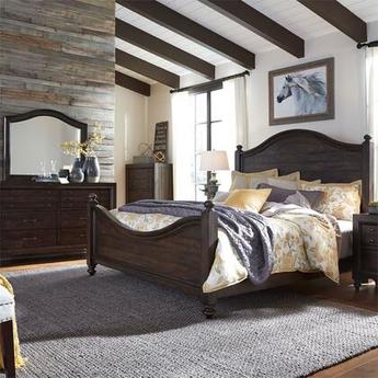 Liberty Furniture Peppercorn 4 Piece  Bedroom Set