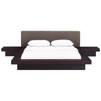Modway Freja 3 Piece QUEEN Size Bedroom Set