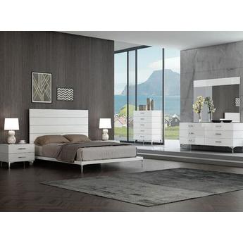 Whiteline Diva 6 Piece QUEEN Size Bedroom Set